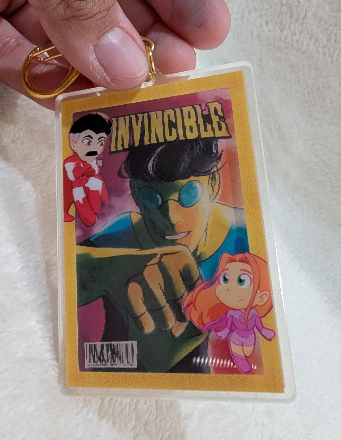 Comic book cover charm
