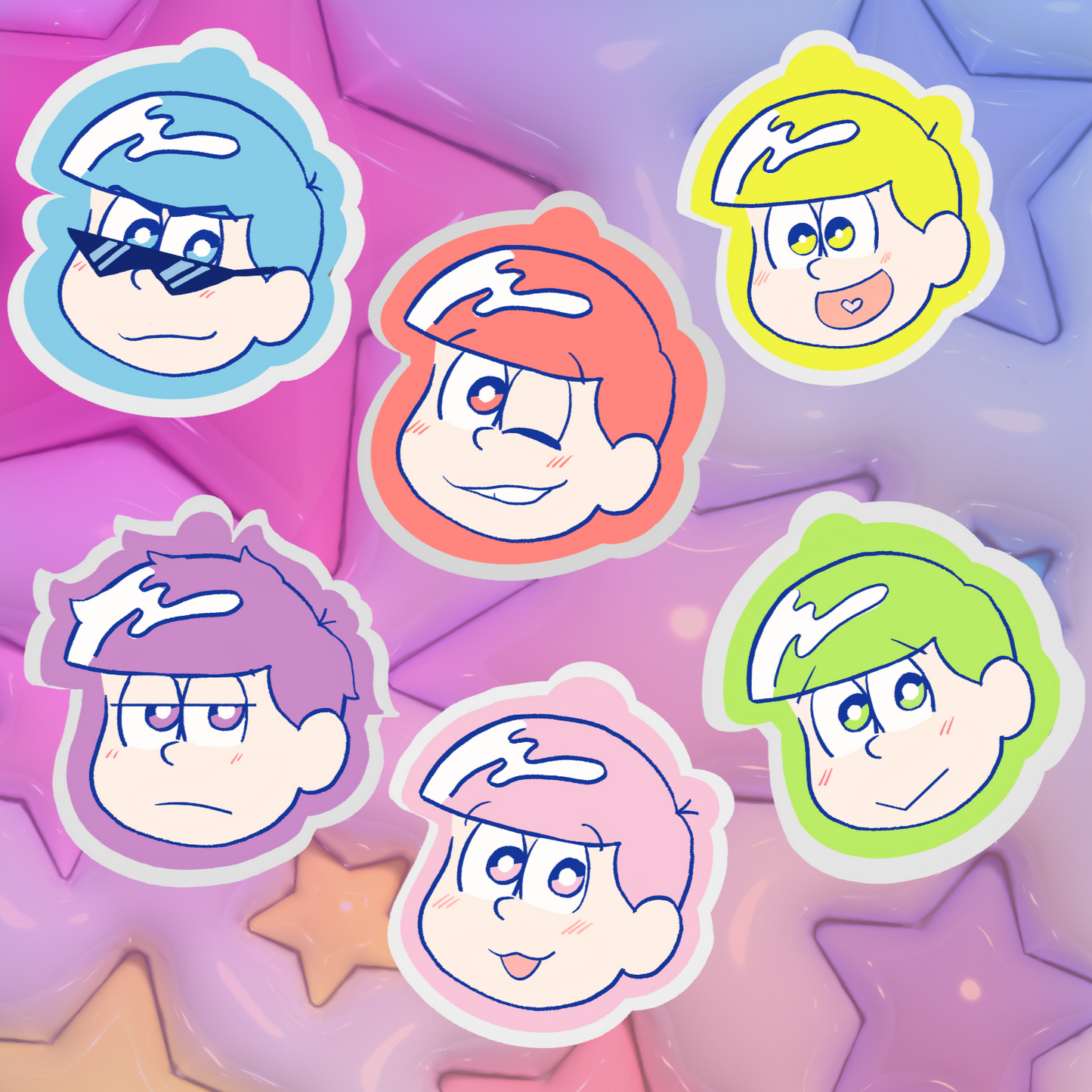 Osomatsu Puffy Charms