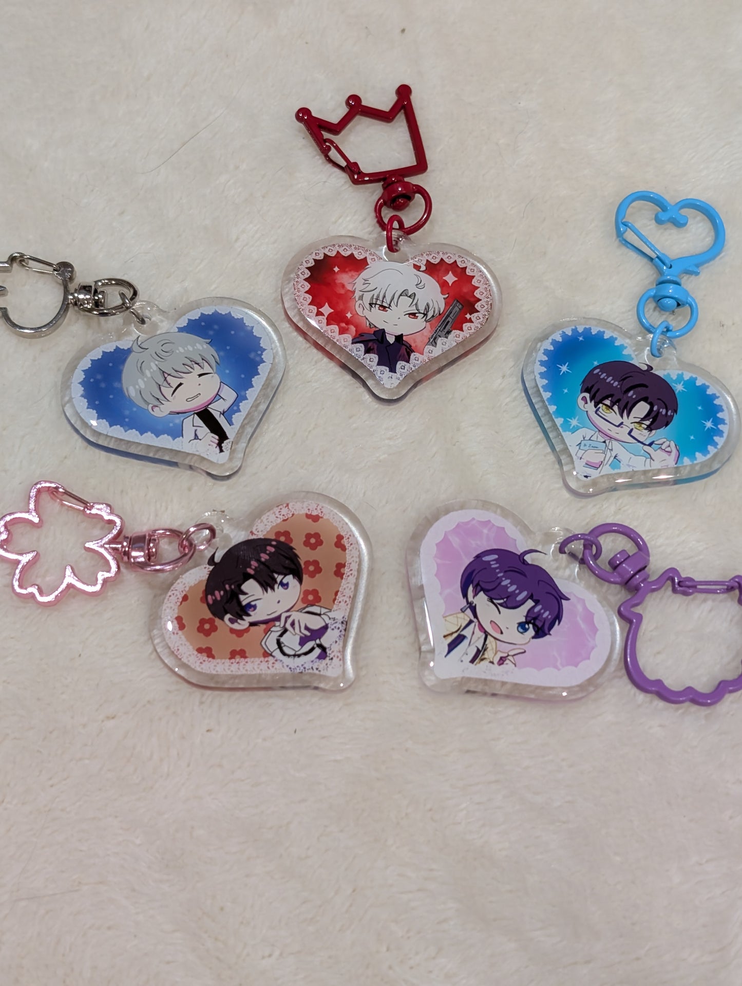 Boyfriend Heart Charms