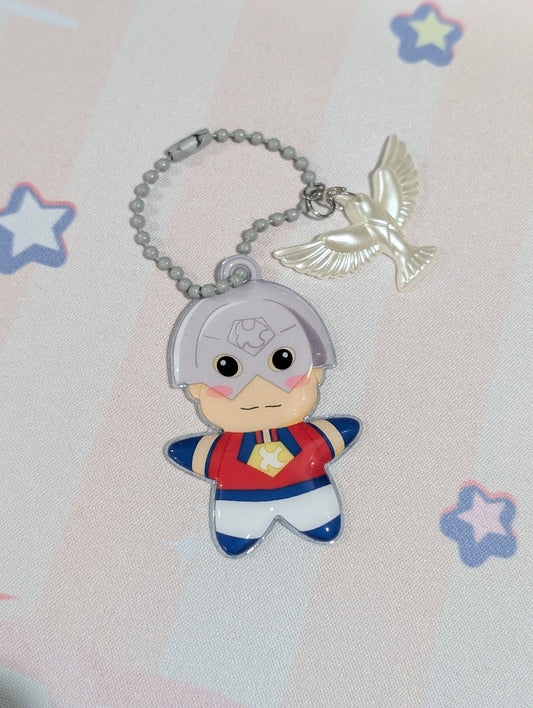 Peace puffy charm